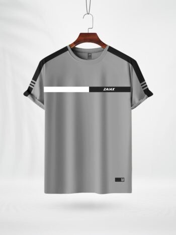 ZAIAX GREY COLOR DESIGN TSHIRT - NEWG