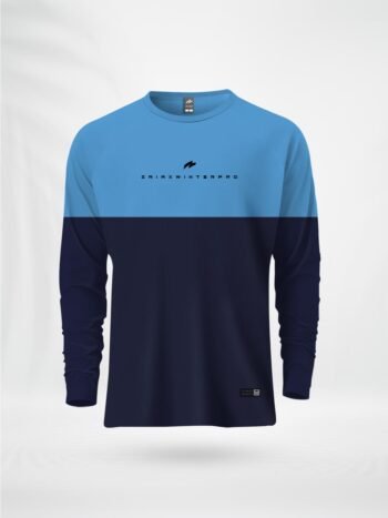 ZAIAX SKU NAVY FULL SLEEVE CONTRAST TSHIRT -JCBSN