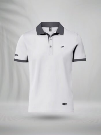 ZAIAX WHITE BASIC POLO - PLSGW