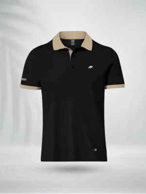 ZAIAX BLACK BASIC POLO – PLSCB