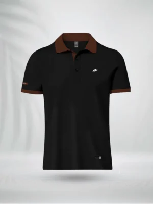 ZAIAX BLACK BASIC POLO – PLSCFB