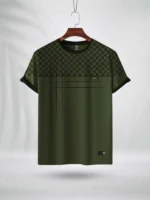 ZAIAX OLIVE CHESS PRINT TSHIRT – DBAOL