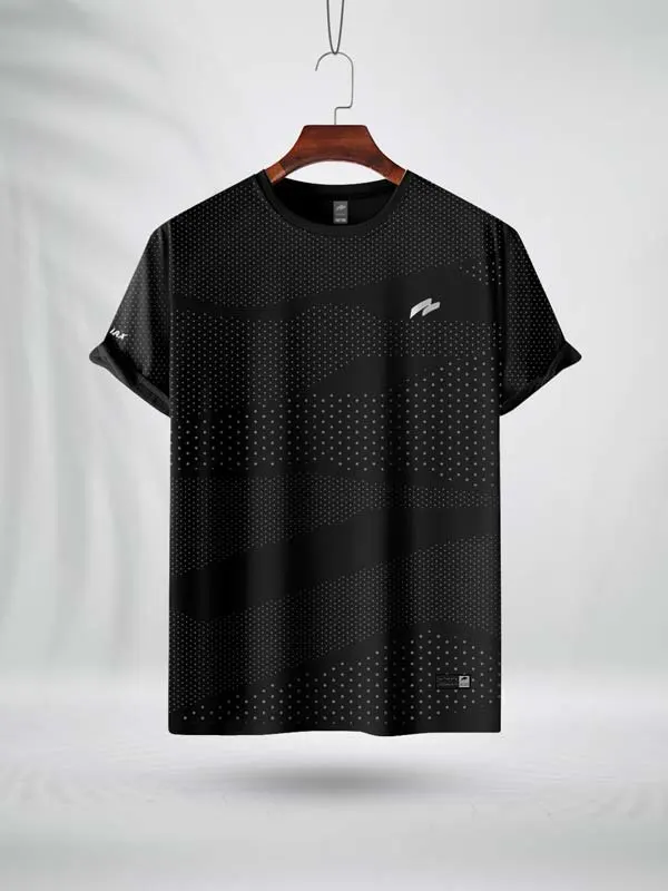 DTPBL ZAiAX BLACK DOT PRINT TSHIRT – DTPBL