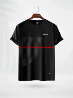 ZAIAX BLACK CIRCLE PRINT TSHIRT – CKB