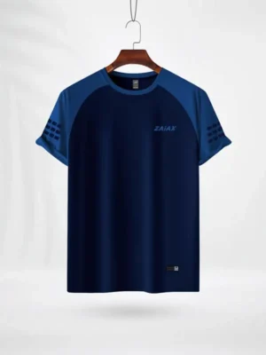 ZAIAX PETROL NAVY RAGLAN TSHIRT – RGPBN