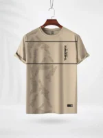 ZAIAX CREAM PRINT TSHIRT- HRMC