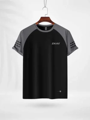 ZAIAX GREY BLACK RAGLAN TSHIRT – RGGB