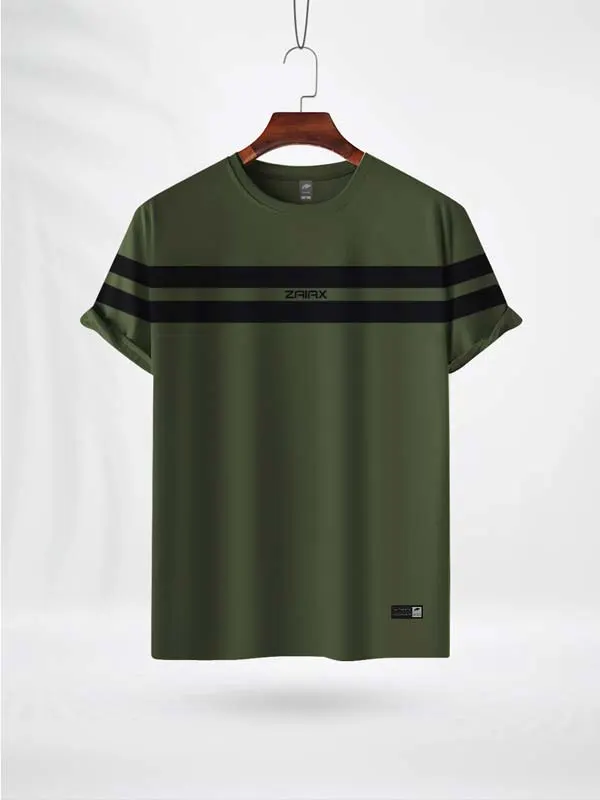 OBOZX ZAIAX OLIVE BLACK DESIGN T-SHIRT – OBOZX
