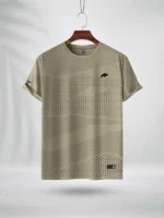 ZAiAX CREAM DOT PRINT TSHIRT – DTPC