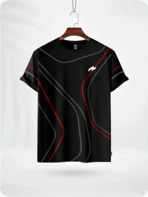 ZAIAX BLACK PRINT DESIGN TSHIRT – BPGR