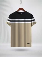 ZAIAX BLACK WHITE CREAM DESIGN T-SHIRT – BWCZX