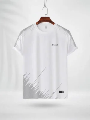 ZAIAX WHITE COLOR PRINT TSHIRT- JHIW2