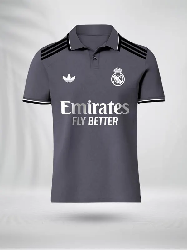 CJPLRMG ZAiAX REAL MADRID POLO CLUB JERSEY GREY – CJPLRMG