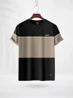 ZAIAX BLACK CREAM BLACK PRINT TSHIRT- BCBWL