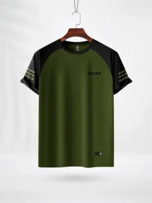 ZAIAX BLACK OLIVE RAGLAN TSHIRT – RGBO