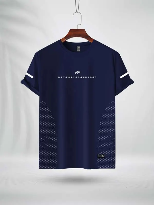 GYTN ZAIAX NAVY BLUE PRINT TSHIRT – GYTN