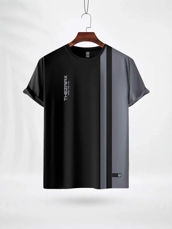GBSTCB ZAIAX BLACK GREY COMBINATION T-SHIRT – GBSTCB