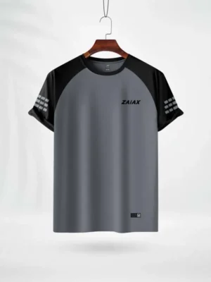 ZAIAX BLACK GREY RAGLAN TSHIRT – RGBG