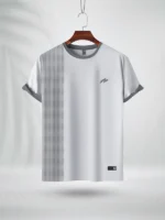 ZAIAX WHITE GRAY PRINT TSHIRT – 1SDPW