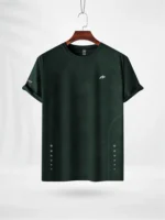 ZAiAX ELITE JACQUARD OLIVE TSHIRT - JQELTGRN