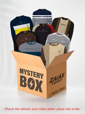 ZAiAX Any 4 Pieces Mix Full Sleeve T-Shirt Mystery Box – FLMXMSTY4