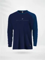 ZAIAX NAVY PETROL BLUE FULL SLEEVE REGLAN TSHIRT – FL1RGNPB