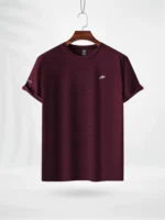 ZAiAX ELITE SPACE DYED MAROON TSHIRT - SELTM