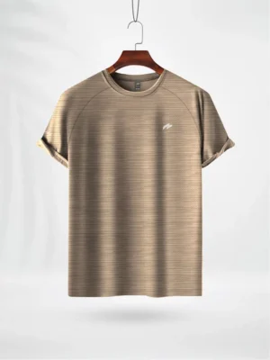 ZAiAX ELITE SPACE DYED CREAM TSHIRT - SELTC