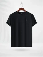 ZAiAX ELITE SPACE DYED BLACK TSHIRT - SELTB