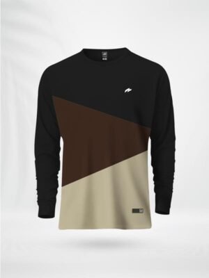 ZAIAX BLACK COFFEE CREAM FULL SLEEVE DESIGN TSHIRT – FLTRVJBCFC