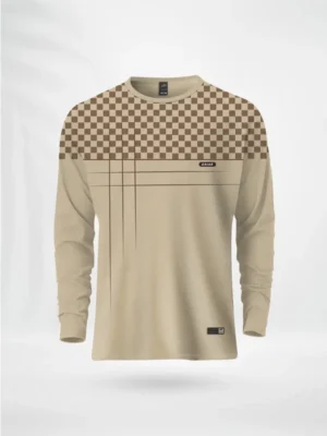 ZAIAX CREAM FULL SLEEVE PRINT TSHIRT – FLDBAC