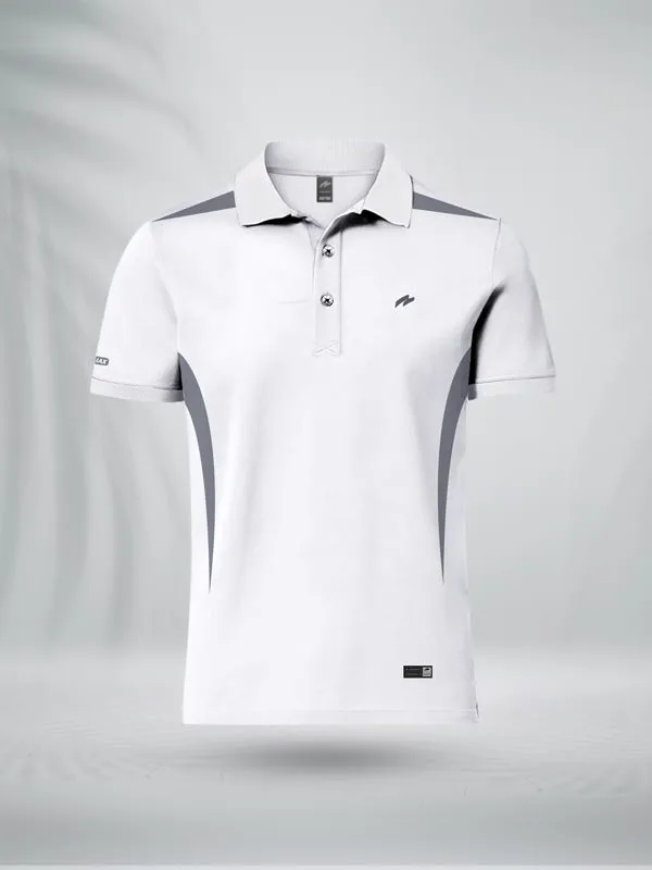 PLNKSW ZAIAX WHITE DESIGN POLO – PLNKSW