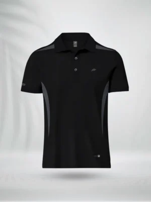 ZAIAX BLACK DESIGN POLO – PLNKSB