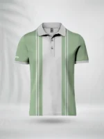 ZAIAX LEMON WHITE DESIGN POLO – PL4LNLGW