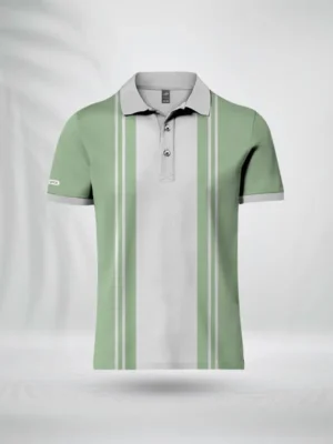 ZAIAX LEMON WHITE DESIGN POLO – PL4LNLGW
