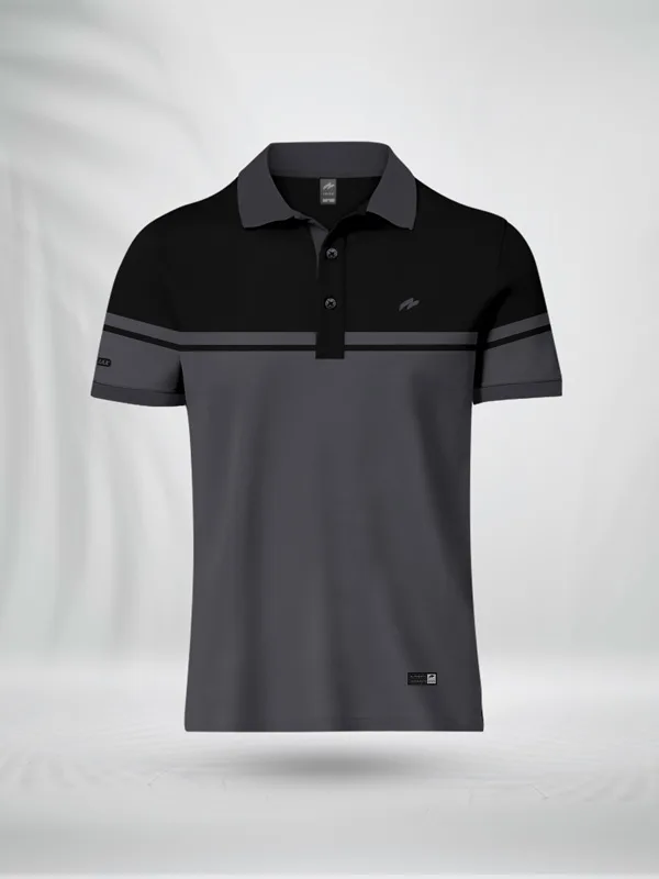 PLCBBG ZAIAX BLACK GRAY DESIGN POLO – PLCBBG