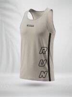 ZAIAX NON STOP RUN CREAM TANK TOP - TTRNC
