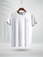 ZAIAX WHITE COTTON TSHIRT - CSLDAW