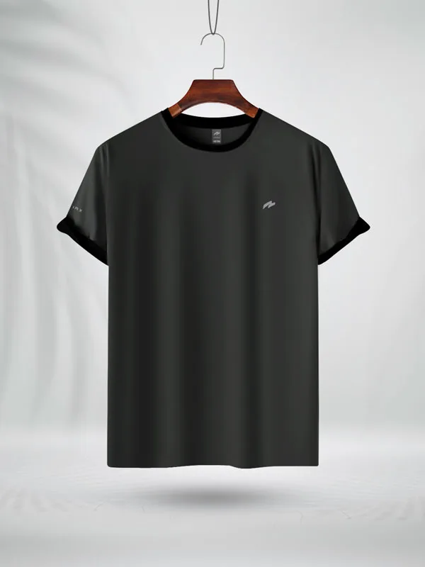 CSLDBOC ZAIAX OLIVE CHARCOAL COTTON TSHIRT - CSLDBOC