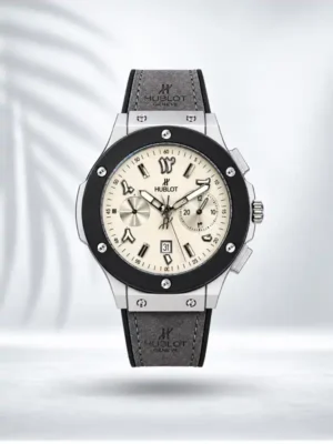 ZAIAX GREY CLASSY WATCH HUBLOT - WTCHBG
