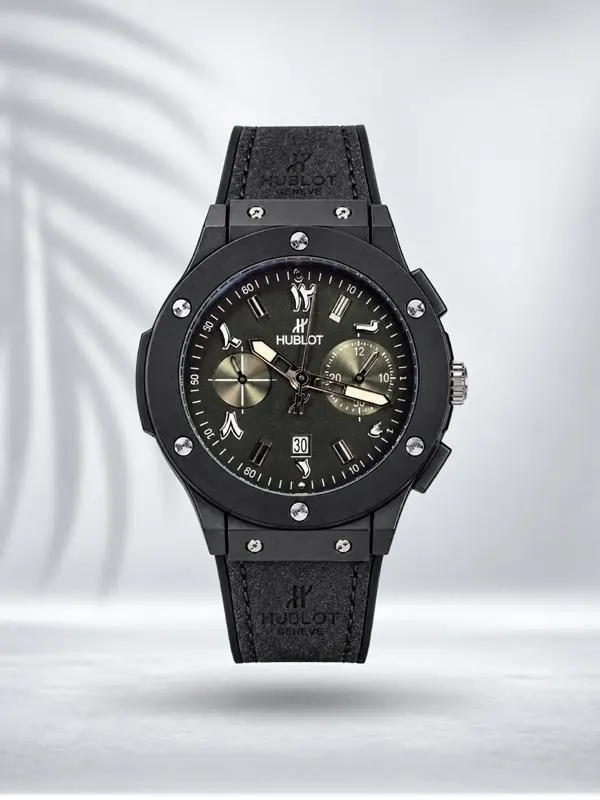 WTCHBBLA ZAIAX BLACK CLASSY WATCH HUBLOT- WTCHBBLA