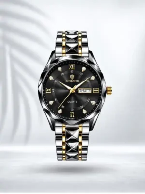 ZAIAX BLACK CLASSY WATCH BINBOND - WTCBNDDM