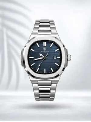 ZAIAX SILVER CLASSY WATCH POEDAGAR - WTCPYDBW
