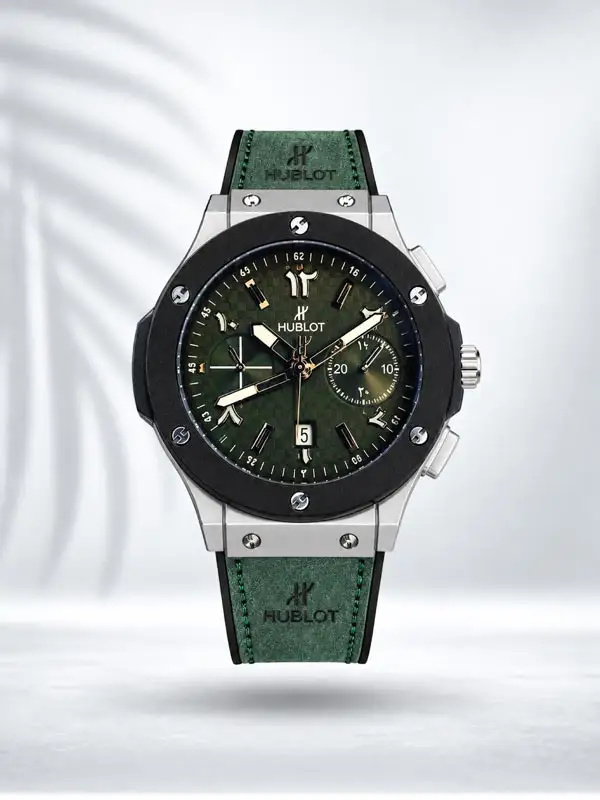 WTCHBGRN ZAIAX GREEN CLASSY WATCH HUBLOT - WTCHBGRN