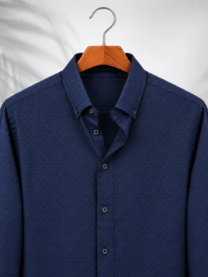ZAIAX SOLID NAVY SHIRT - SRTSN