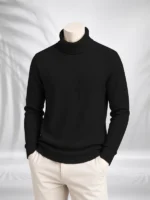 ZAiAX BLACK TURTLE NECK PREMIUM TSHIRT – HNKMB