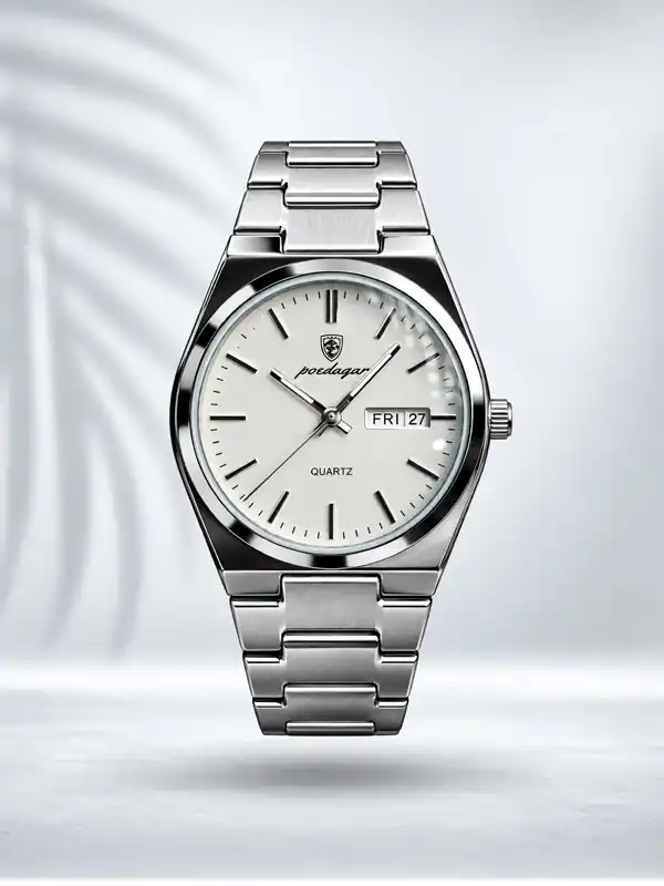 WTCPYDNWS ZAIAX SILVER CLASSY WATCH POEDAGAR - WTCPYDNWS