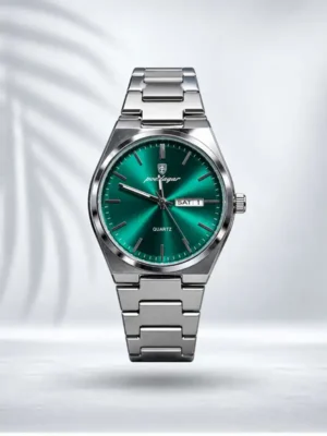 ZAIAX SILVER CLASSY WATCH POEDAGAR - WTCPYDNGRS