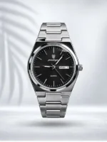 ZAIAX SILVER CLASSY WATCH POEDAGAR - WTCPYDNBS